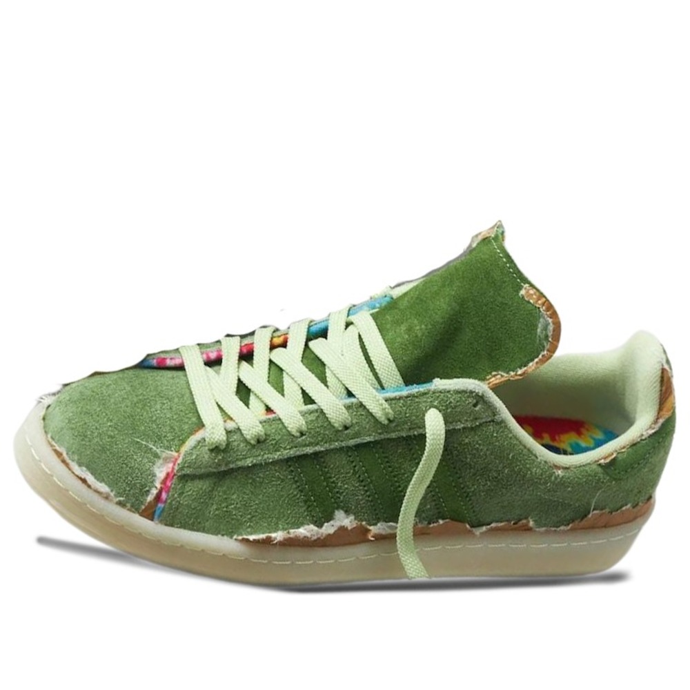 Adidas Campus 80s 4/20 Croptober Green Hairy Suede Leather Mens 8.5 UK 8‎ EU 42
